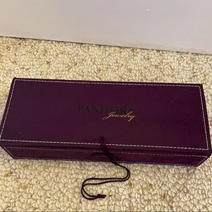 Pandora jewelry box 3-tier suede
